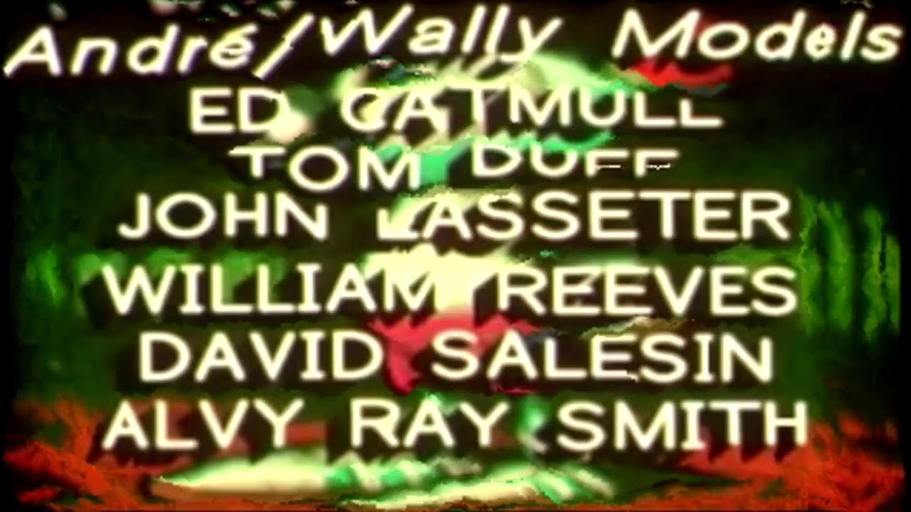 The Adventures of Andre and Wally B. Credits in Content Aware Scale