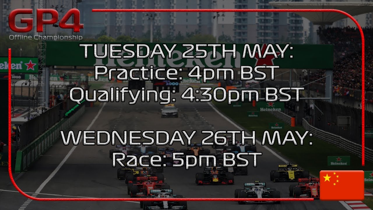 GP4 Offline Championship season 2019: Round 3:China Practice