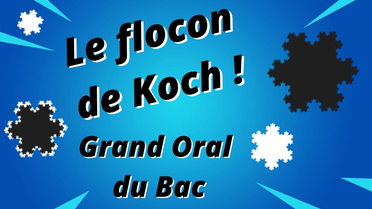 Flocon de Koch - sujet de Grand Oral - exercice corrigé