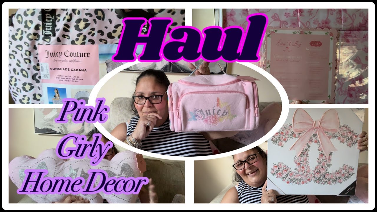 Pink, Girly and home Decor