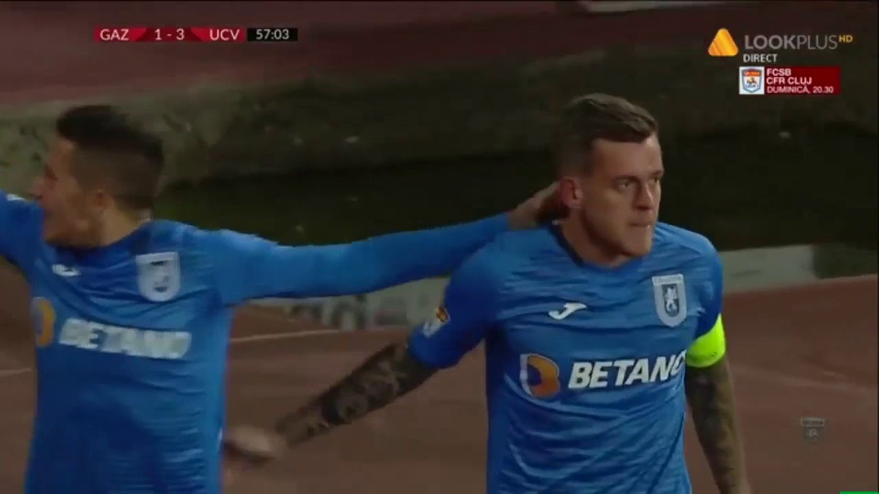 Rezumat: Gaz Metan - U Craiova 2-3 | Piturca obtine prima victorie | Etapa 10