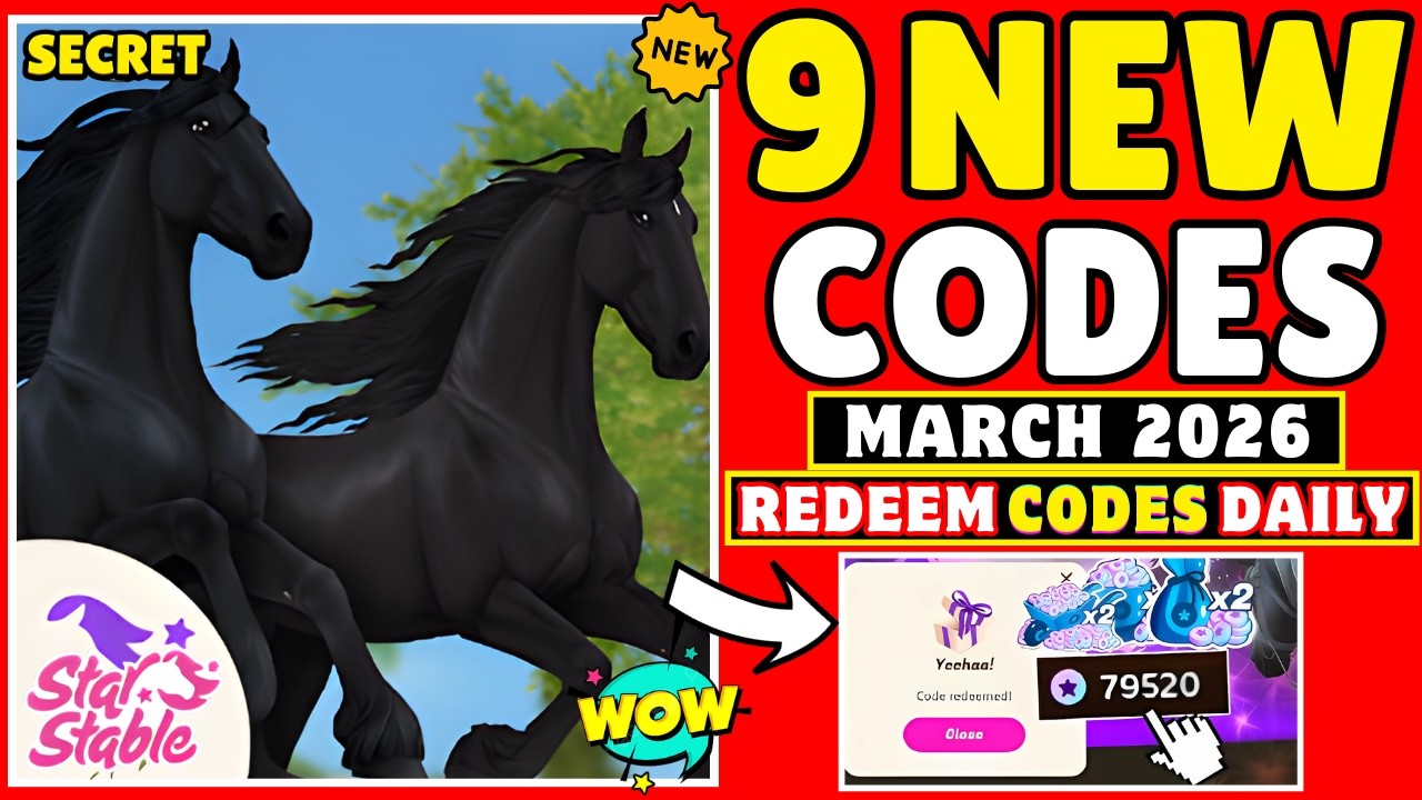 NEW 7 ] SSO REDEEM CODES - NEW STAR STABLE CODES MARCH 2026 - REDEEM CODE STAR STABLE ONLINE
