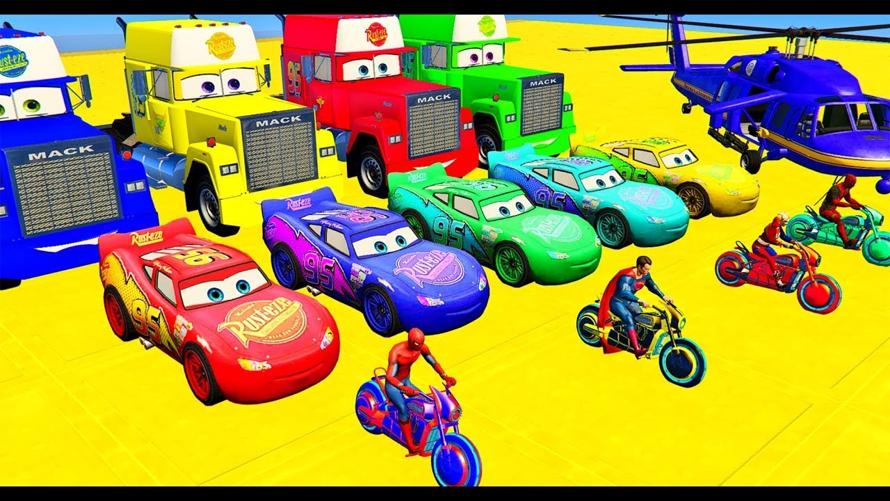 Double Flatbed Trailer Truck vs Speed bumps | Train vs Cars | Tractor vs Train | BeamNG Drive