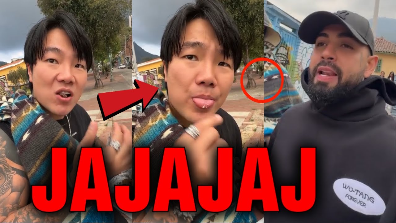 COREANO prueba CHUNCHURRIA 😂 - Yeferson Cossio