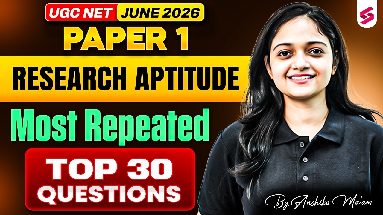 UGC NET June 2026 Paper 1 Classes | Research Aptitude UGC NET Paper 1 | UGC NET Paper 1 By Anshika