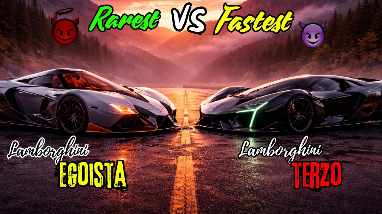 FASTEST🔥 vs RAREST😱 | EGOISTA vs TERZO | The Crew Motorfest |