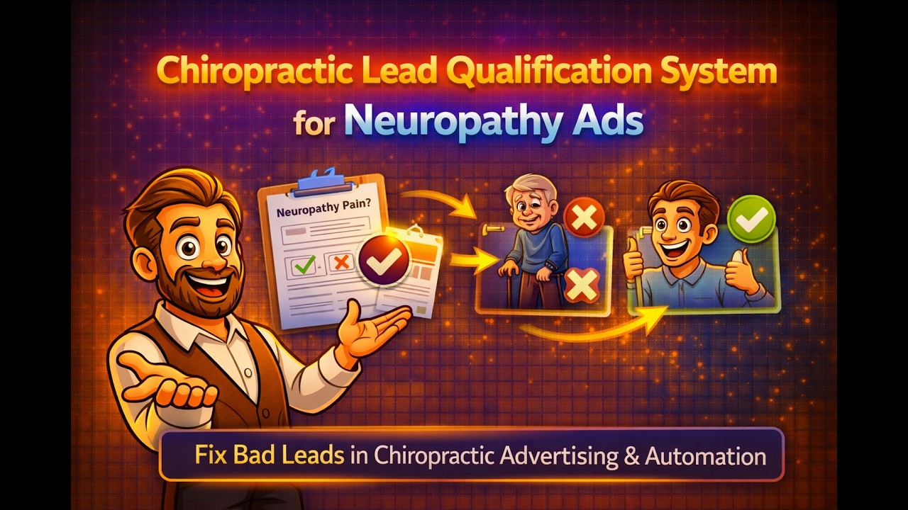 Chiropractic Lead Qualification System for Neuropathy Ads | Fix Bad Leads in Chiropractic Marketing