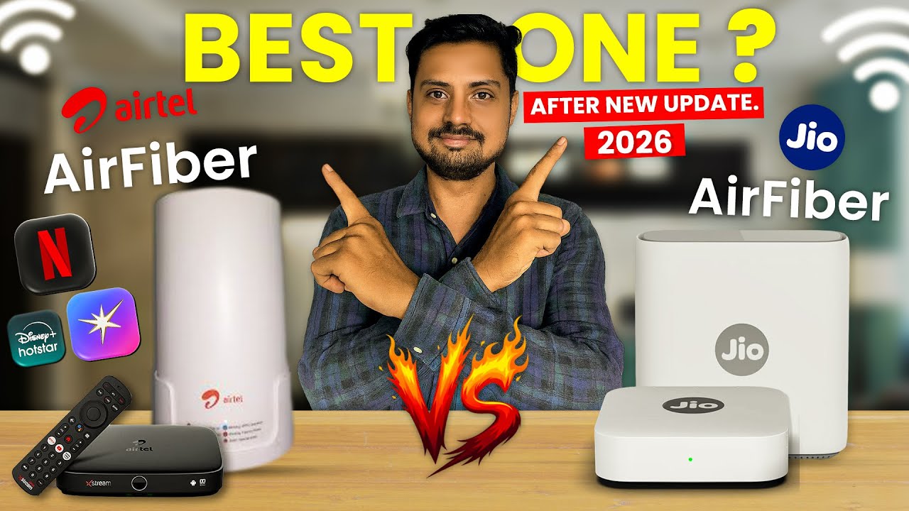 Jio AirFiber vs Airtel AirFiber : Don't Make The WRONG Decision 😢in 2026 | Which One To Buy ?