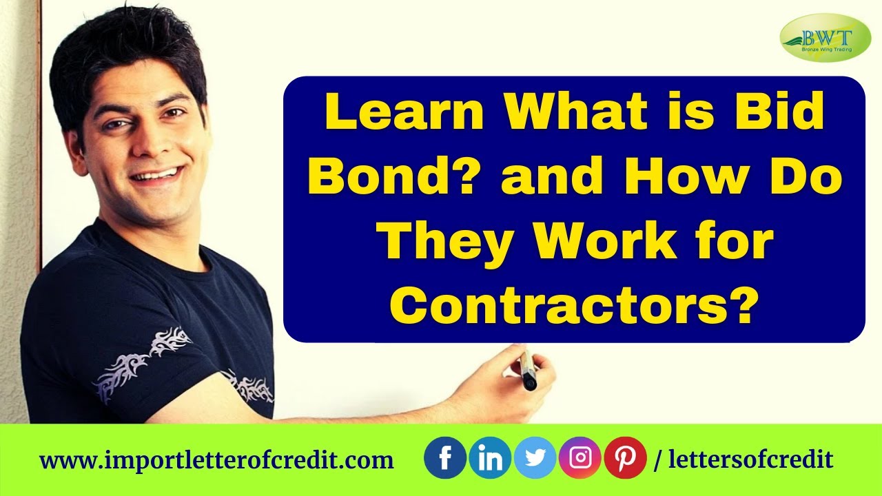What is Bid  Bond Guarantee | Tender Bond |  Bank Guarantee