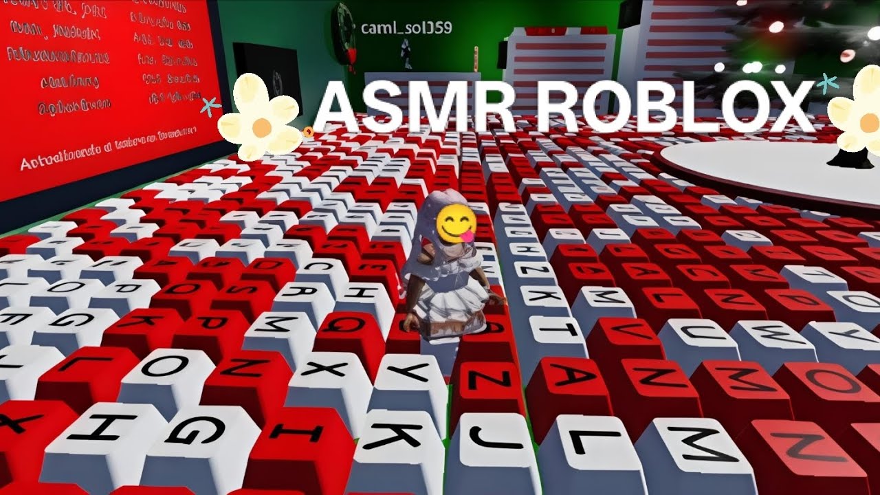 ASMR TECLADO ROBLOX 🩷✨#asmr #asmrvideo #roblox 