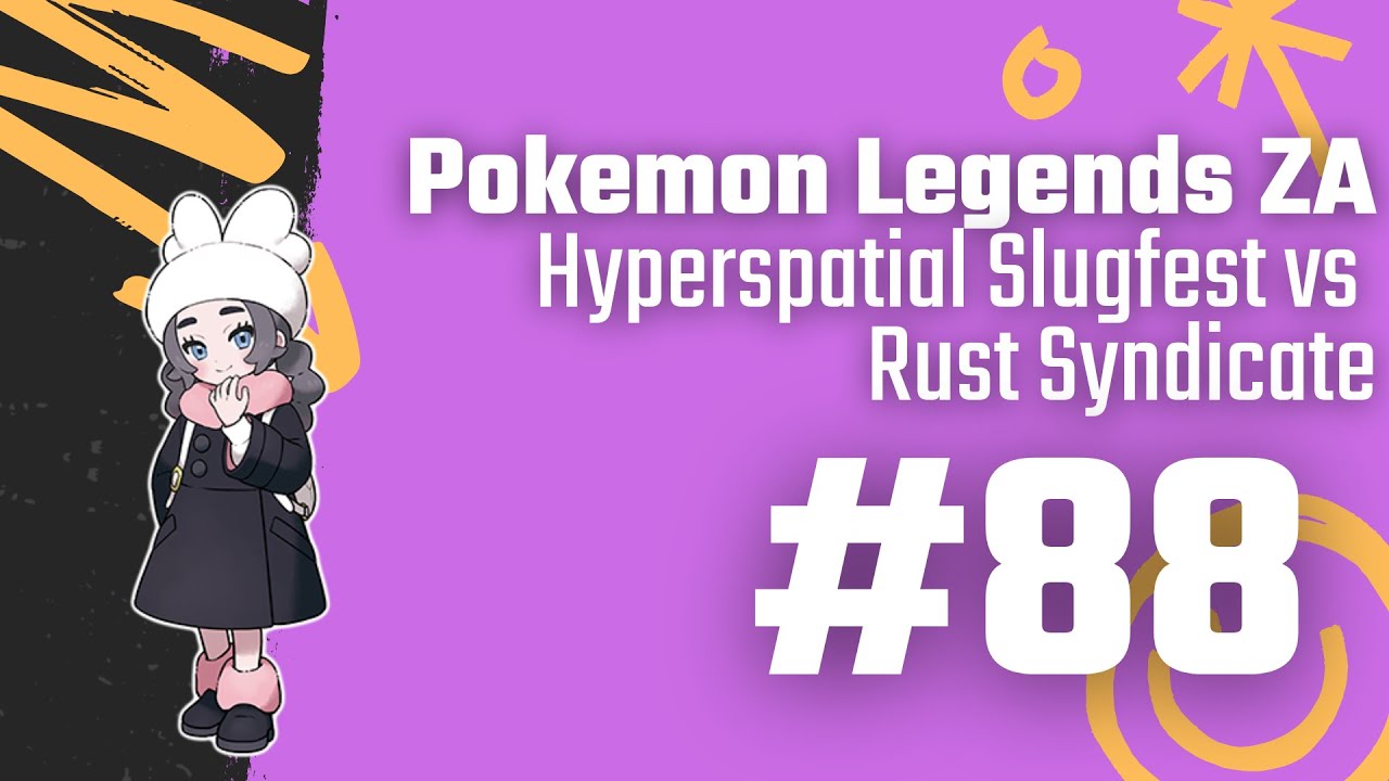 Pokemon Legends Z-A 88 (Mega Dimension DLC): Hyperspatial Slugfest vs Rust Syndicate