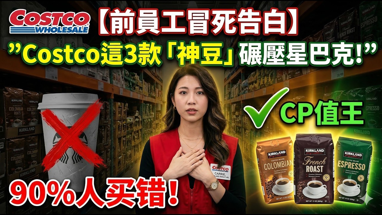 别再给星巴克送钱了！Costco前员工冒死告白：懂行的只买这3袋“骨折价”顶级豆！