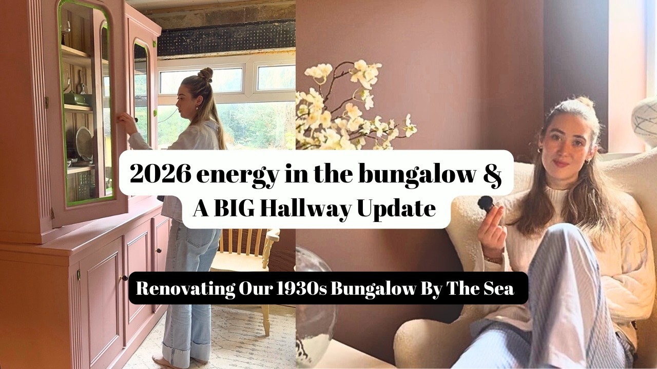 Feeling Excited for 2026 & A BIG Hallway Update! | Renovating Our 1930s Bungalow By The Sea