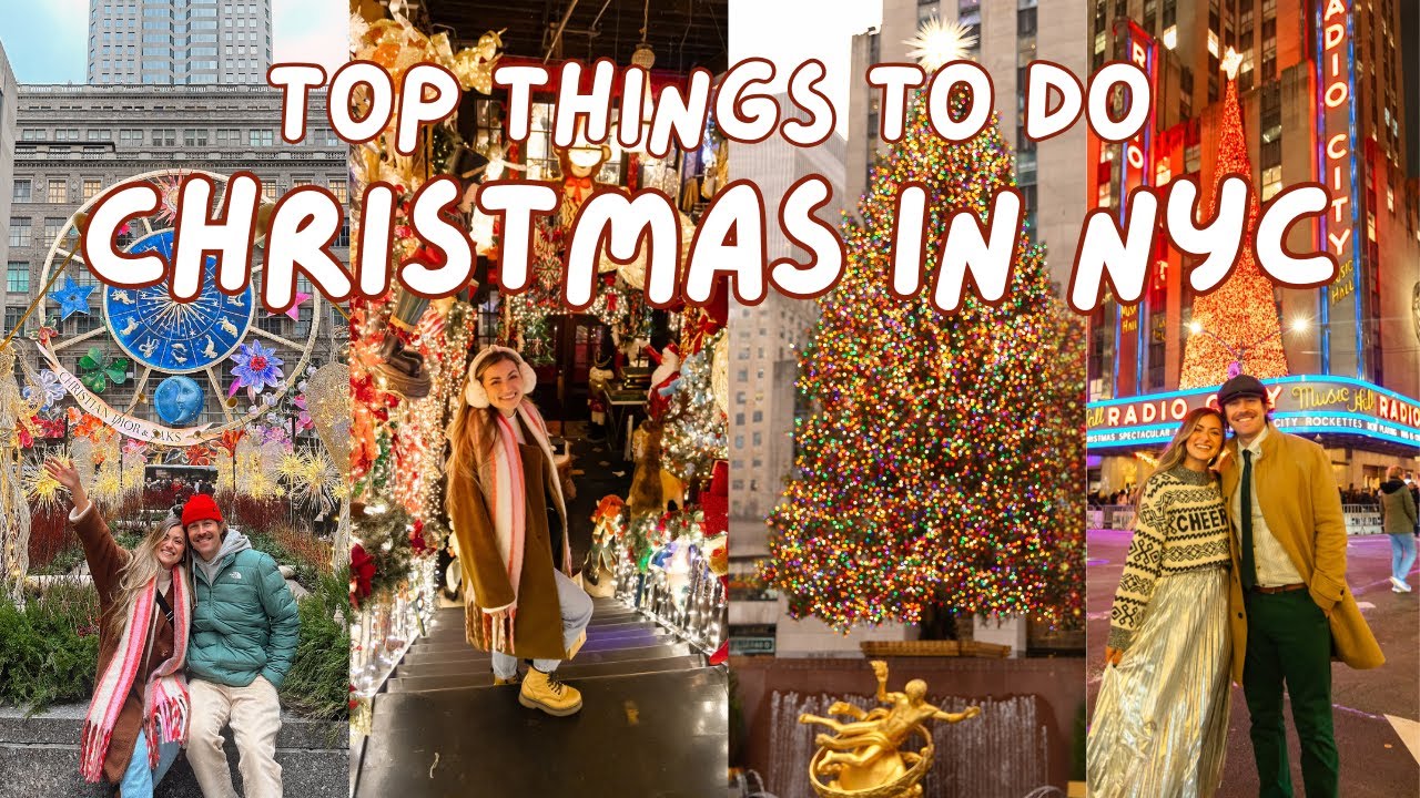 CHRISTMAS IN NYC 🚕🎄✨ Top Things To Do & More!
