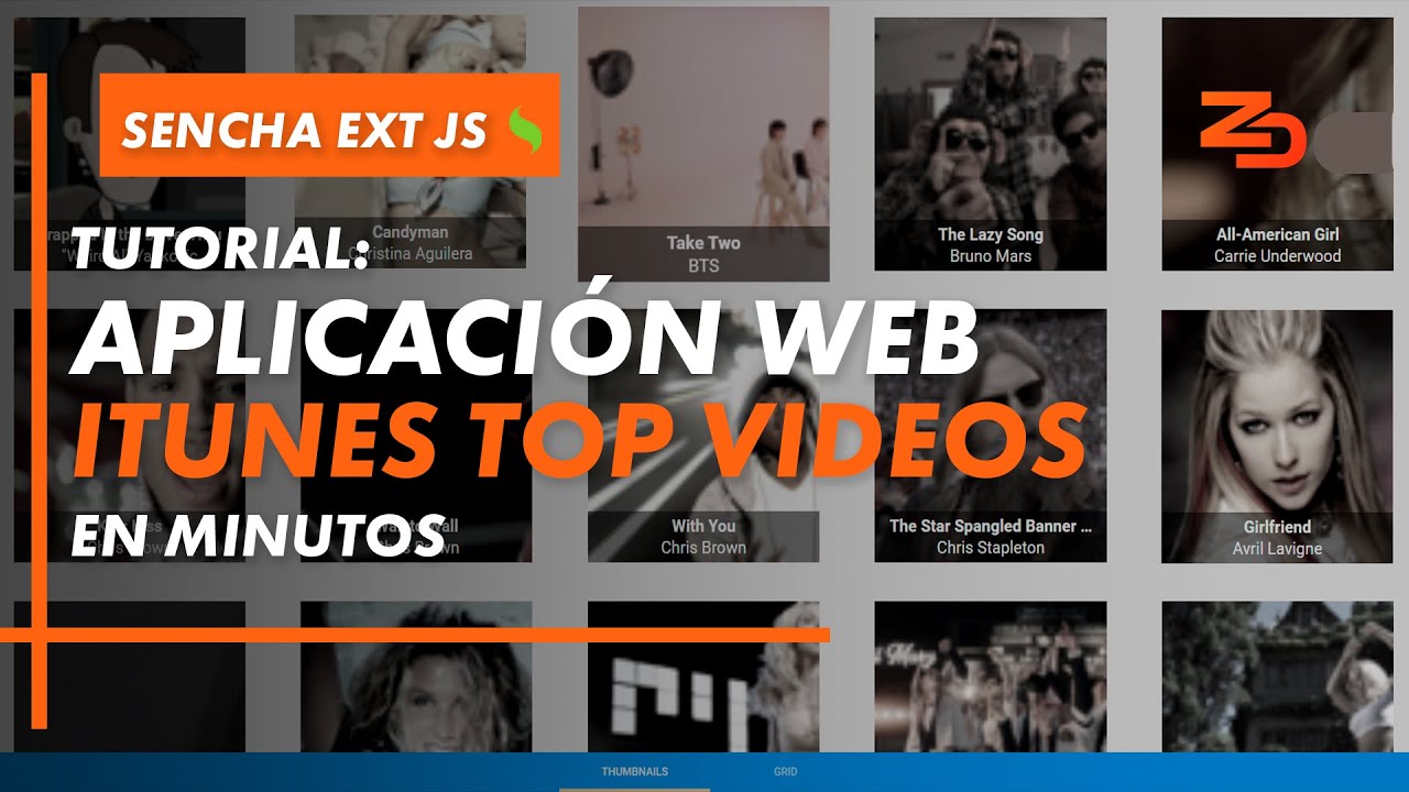Sencha Ext JS Tutorial: Aplicación Top Videos Musicales