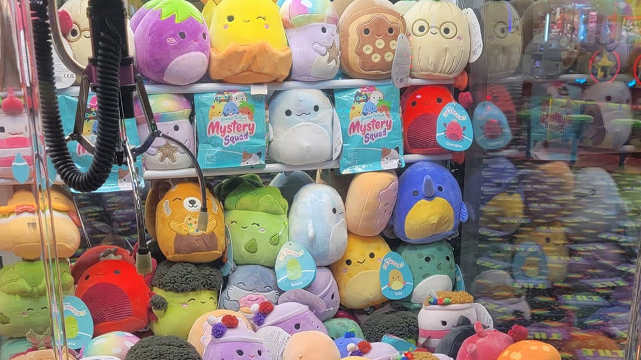 Conquering the Squishmallow Claw Machine! @Squishville#squishmallows #clawmachine