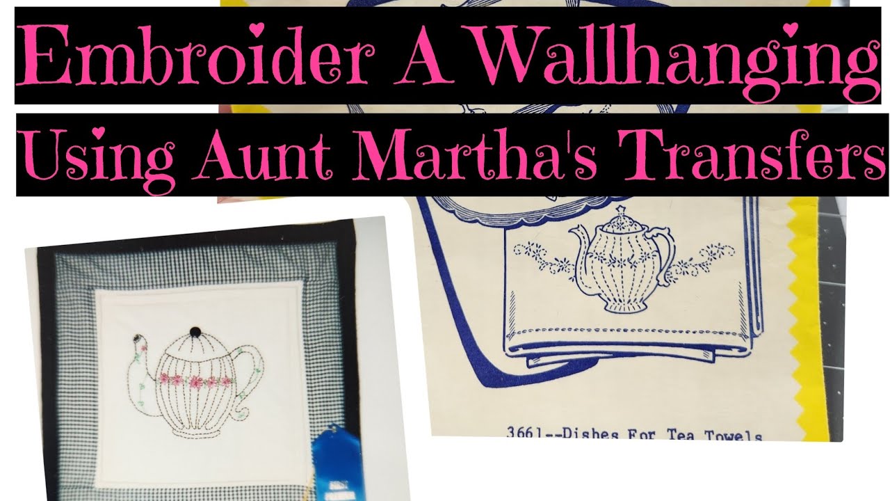Flosstube #8 - Aunt Martha's Transfers (4/6/24)