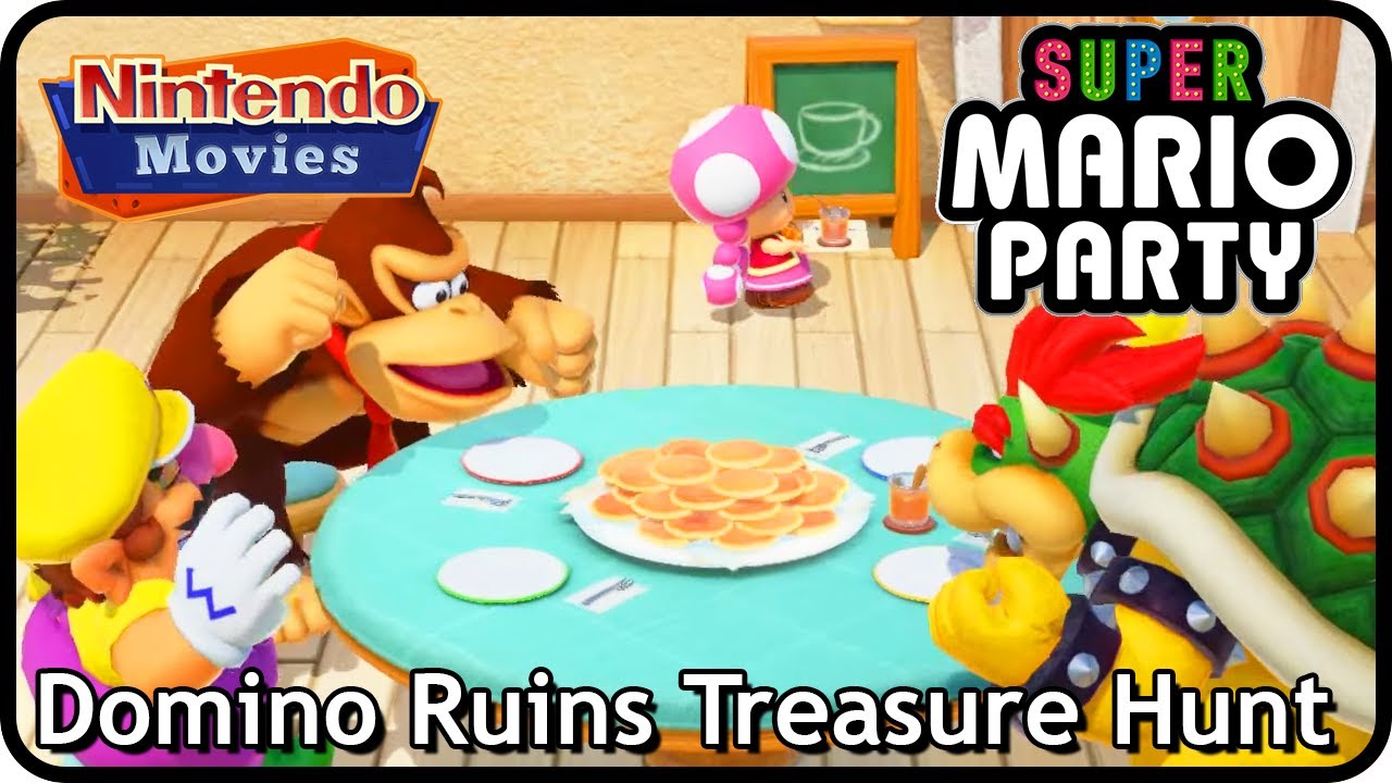 Super Mario Party - Domino Ruins Treasure Hunt (Partner Party, 2 Players, 20 Turns, Master)