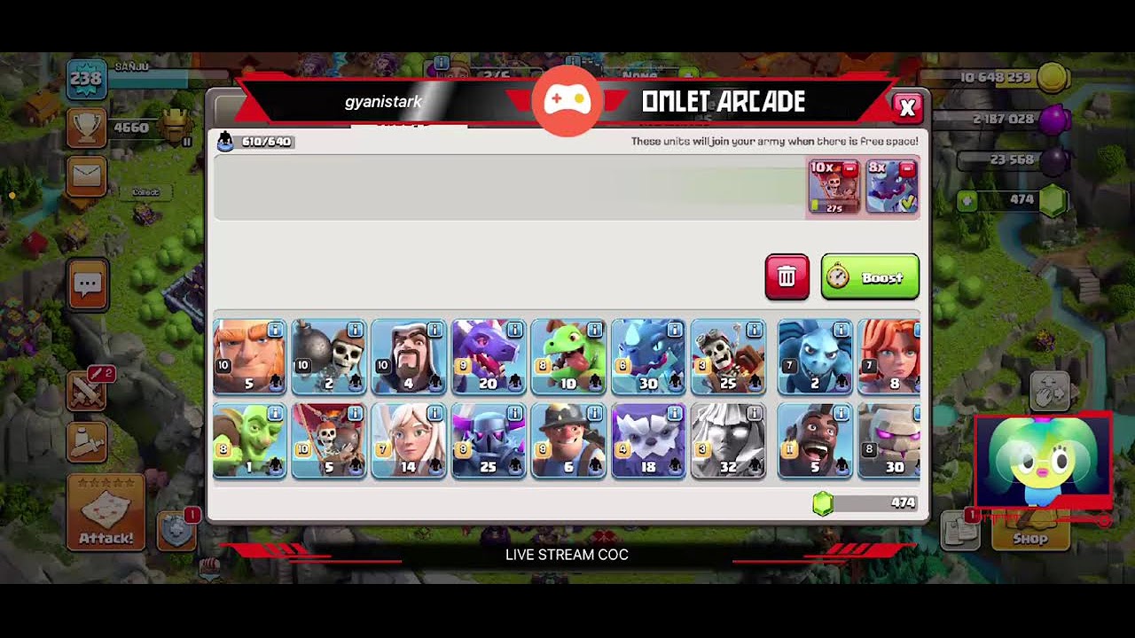 Clash of clans live  | live coc #coc