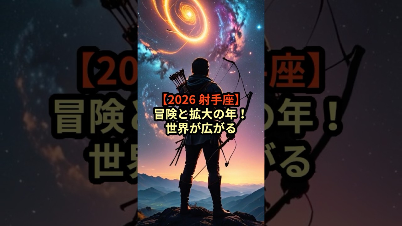 【2026 射手座】冒険と拡大の年！世界が広がる#宗教,#社会,#スピリチュアル, #占い, #ゆっくり解説, #開運, #金運,#ライフスタイル,#エンターテインメント