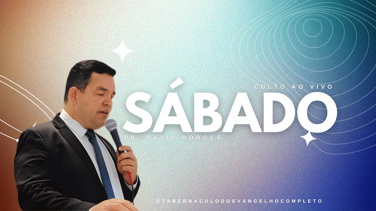 CULTO DE SABADO| 31/01/2026 |PR.DAVID BORGES