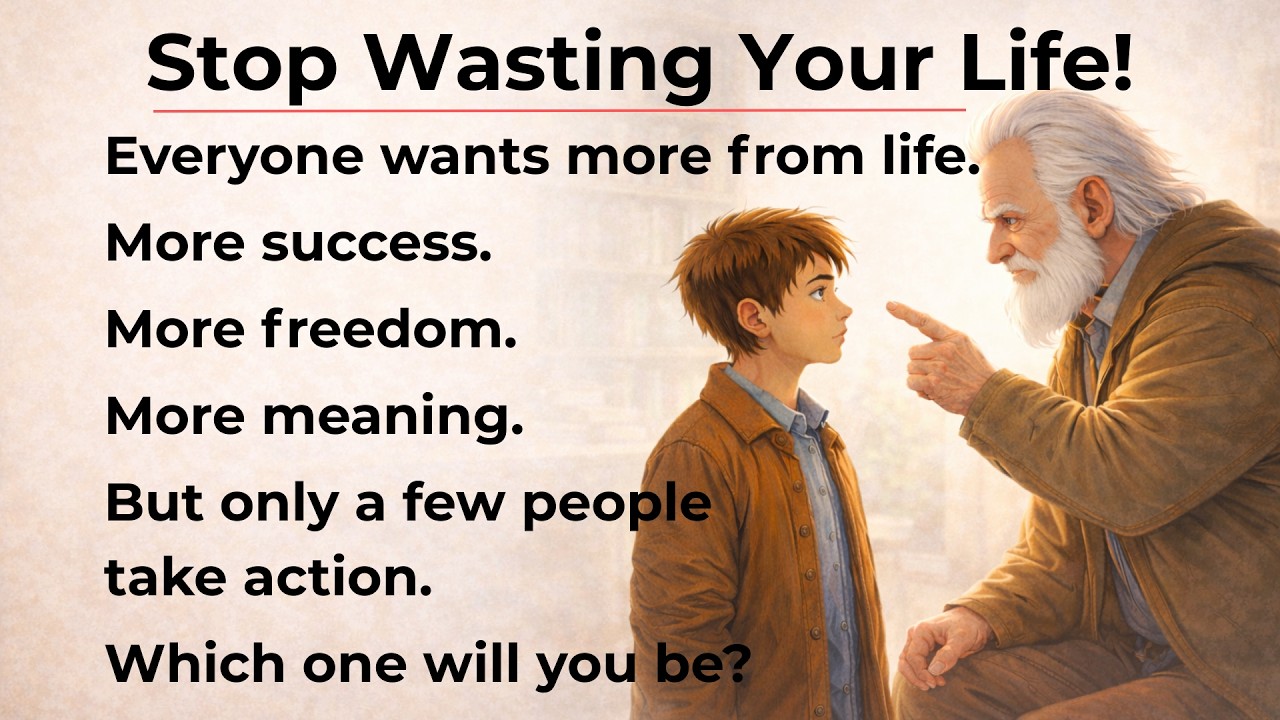 Don't Waste Your Life | Learn English Through Motivation | Graded Reader