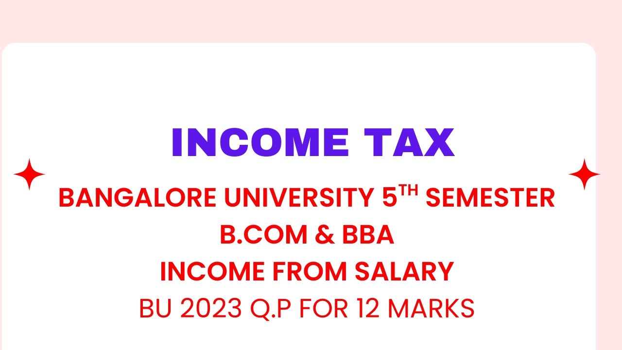 Income from salary