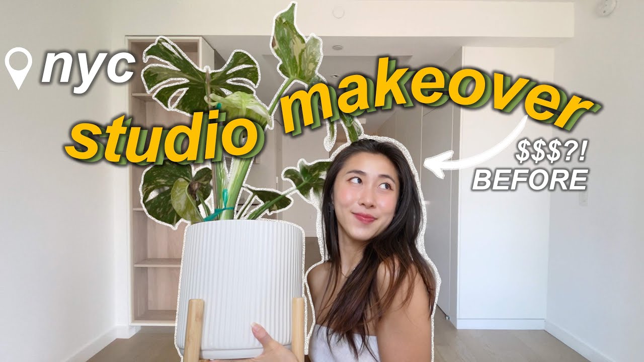 EXTREME NYC Studio Apartment Makeover | Small Space Transformation