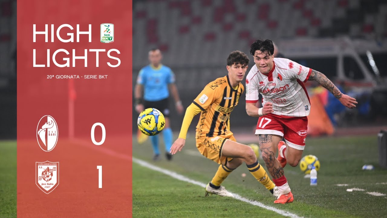 Bari-Juve Stabia 0-1 | 20ª giornata Serie BKT 2025/26 | Highlights