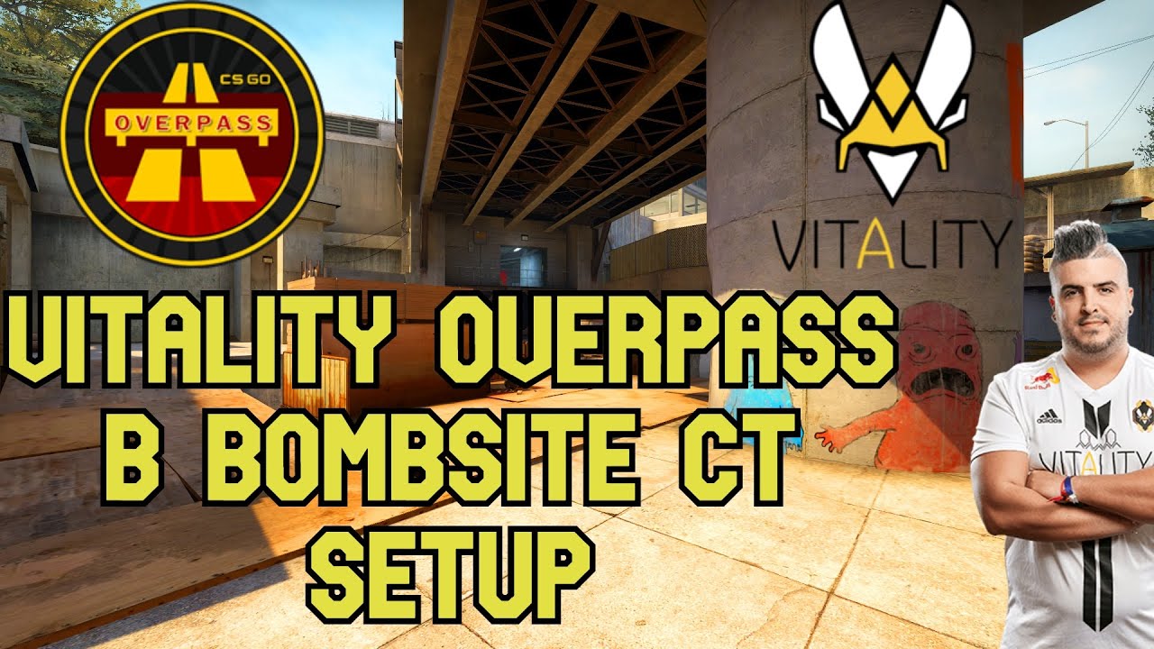 Vitality Overpass B Bombsite CT Setup (CS:GO Strategy Breakdown)