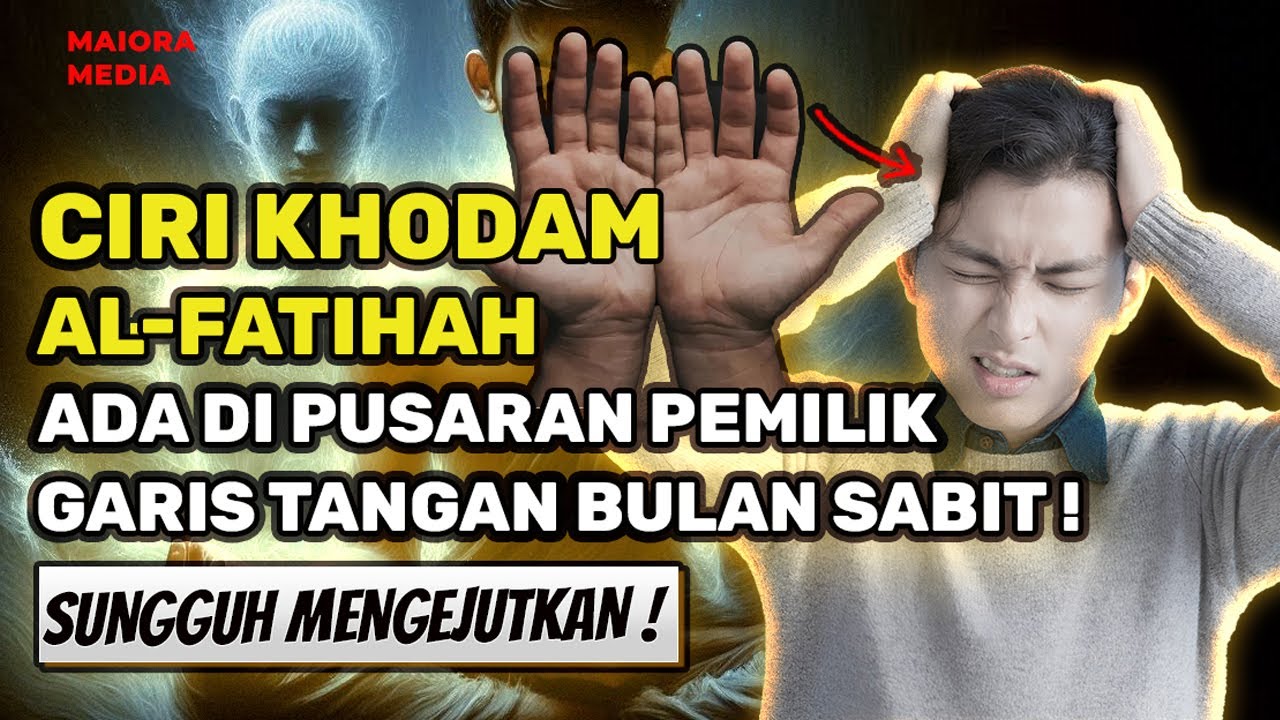 RAJANYA KHODAM ❗  Ciri Pemilik Garis Tangan Bulan Sabit Yang Memiliki Khodam Al-Fatihah!