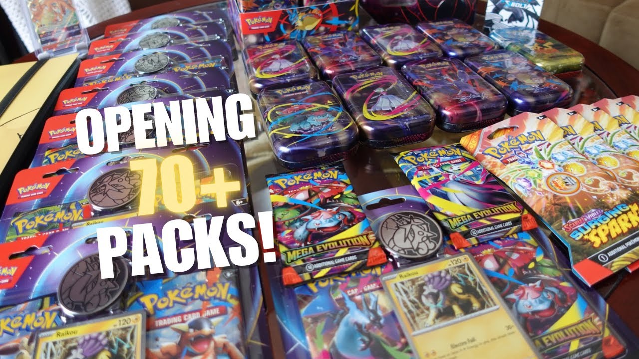 70+ Pokemon Packs Opened… Crazy HITS!