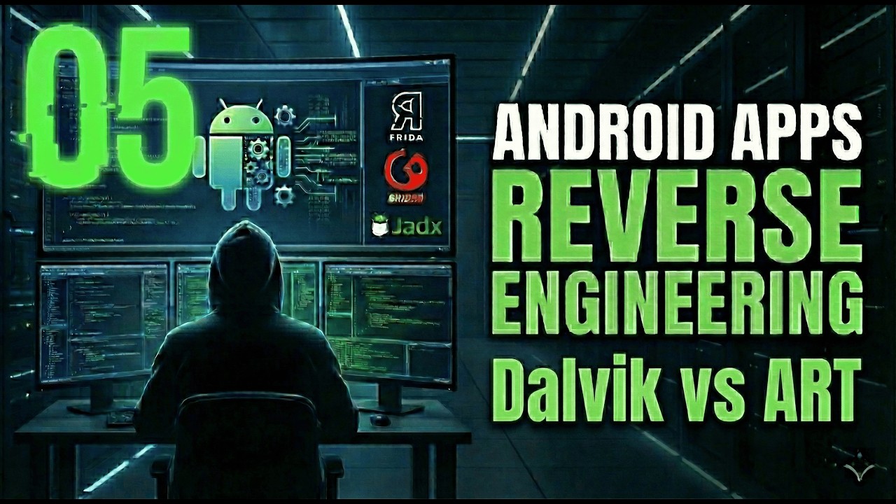 Android Reverse Engineering #5 – كيف يعمل Dalvik و ART؟ ولماذا Smali Register-Based؟