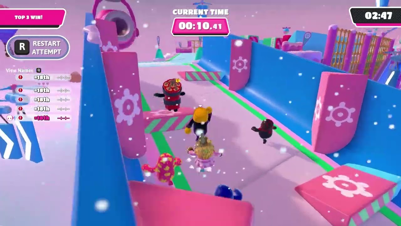 [Time Attack Shuffle] Tundra Run 33.13s PB 【Fall Guys】