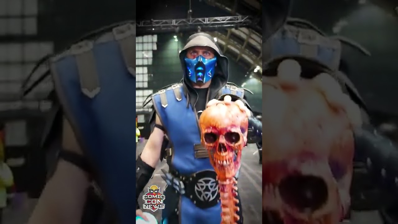 Mortal Kombat Sub Zero cosplay 🔵💀 #shorts #mortalkombat