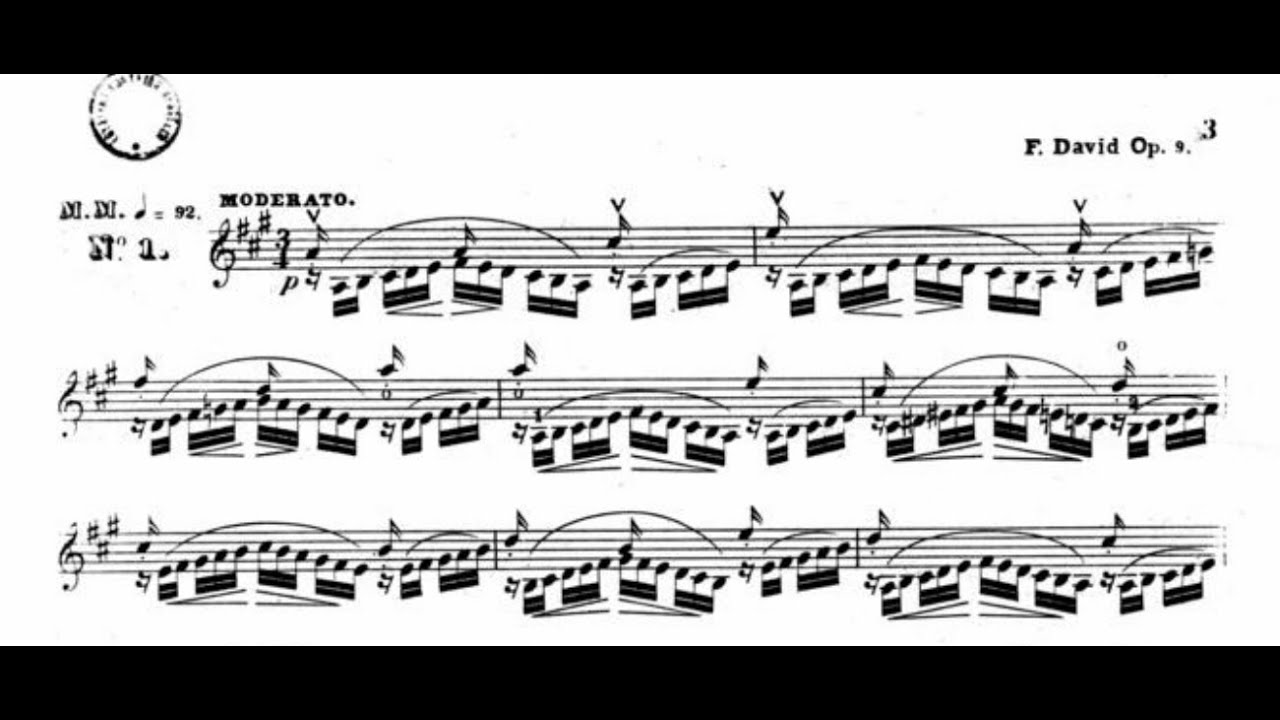 Ferdinand David - 6 Caprices for Solo Violin, Op.9