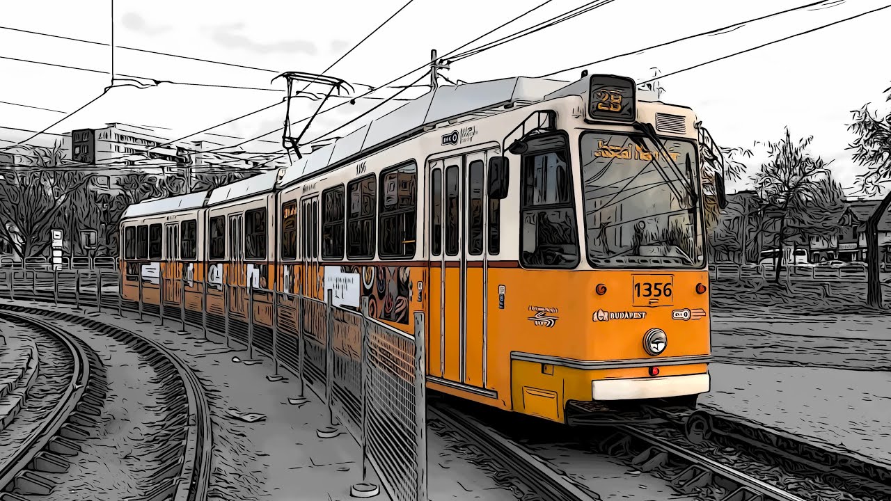 [2B] Gubacsi - Jászai - Gubacsi | Csonka forduló 🚃 (4K50, HDR)