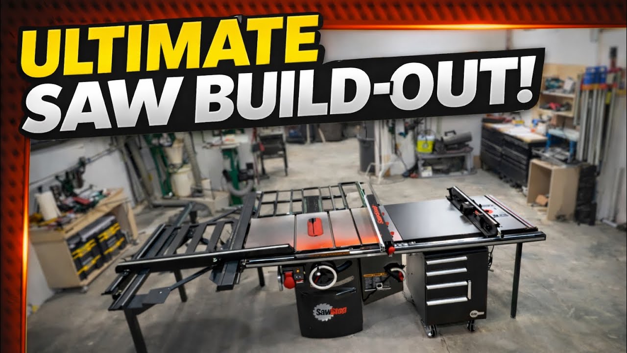 The Ultimate Table Saw Build-Out (You Have to See This)