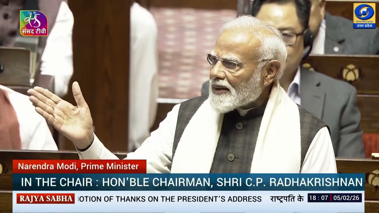 🔴LIVE PM Modi Emotional Speech in Rajya Sabha | Sadanand Master का ज़िक्र | Opposition Walkout