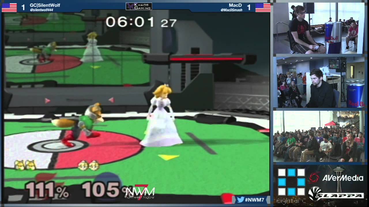 #NWM7 #SSBM T8 WF - GC SilentWolf (FOX) vs MacD (PEA)
