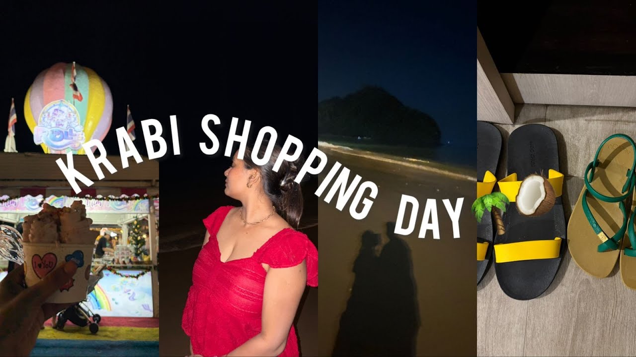 Isne Pura Krabi Hi Ghuma Diya 😲 | Krabi Shopping Day 🛍️ | Food 🍜 | Fun 🎉 | Local Market