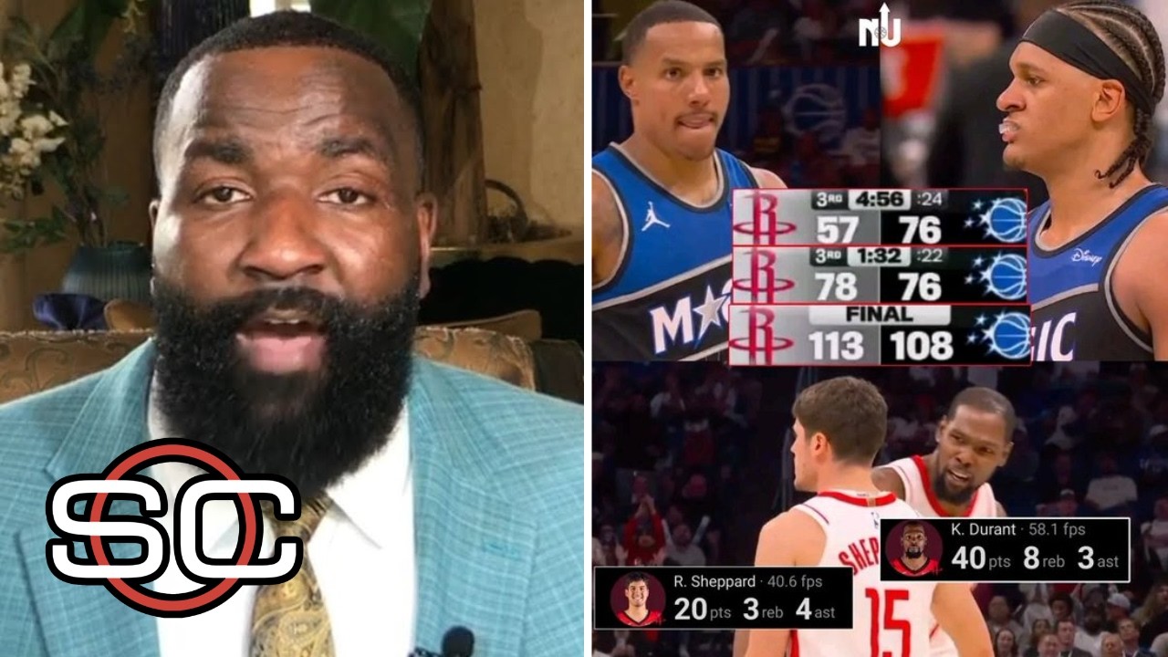 Kevin Durant is the GOAT! - ESPN Impressed KD erupts 40 Pts leads Rockets DOMINATE Magic 113-108