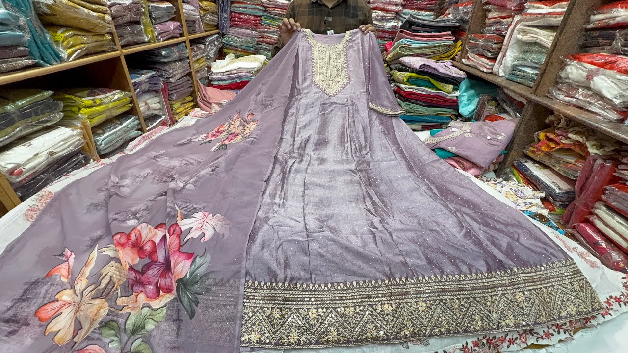 Chickpet Wholesale Beautiful Umbrella Kurtis, Kurti sets & Gowns. Single piece courier avail.
