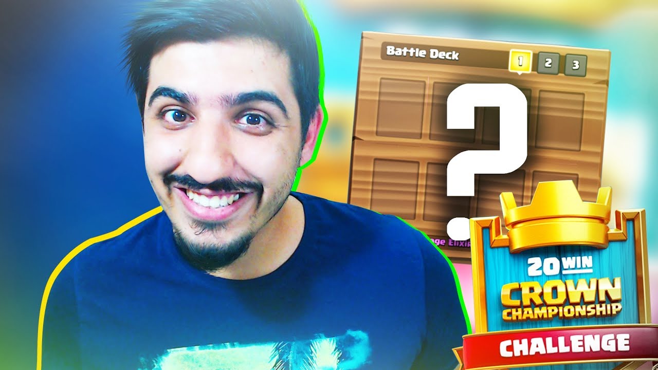 TAÇ ŞAMPİYONASINDA KÖR DESTE CHALLENGE! w/ Oyun Gemisi - Clash Royale