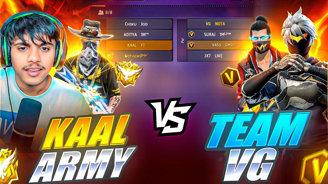 KAAL ARMY VS TEAM VG 😱 | Guild War Showdown🔥 | Who Will Win?