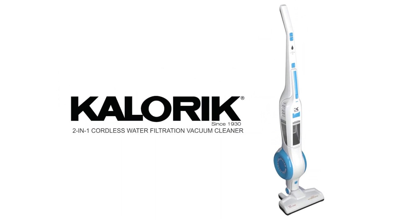 Kalorik 2-in-1 Cordless Water Filtration Vacuum Cleaner