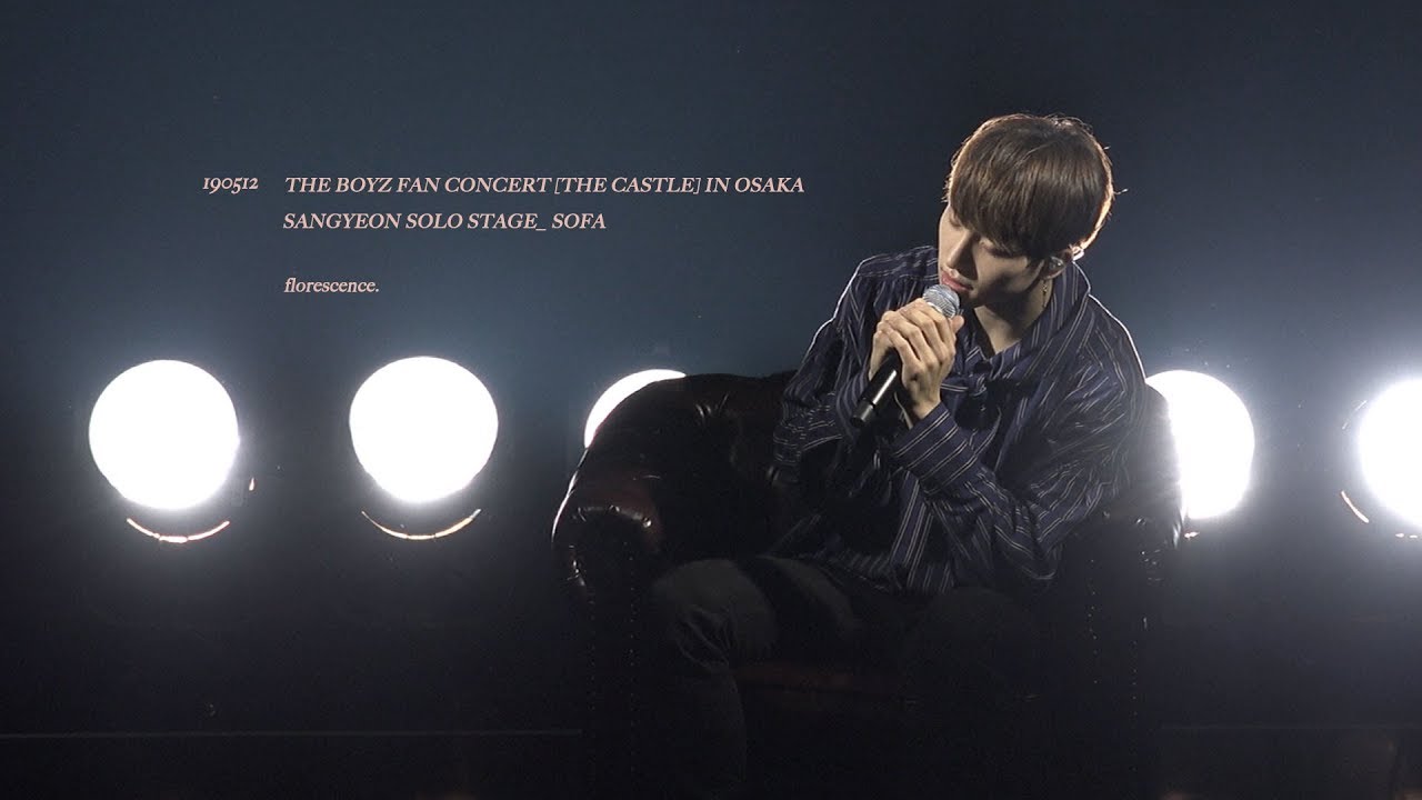 190512 THE BOYZ FAN CONCERT [THE CASTLE] IN OSAKA SANGYEON(상연) SOLO STAGE_ SOFA (2ANGLES MIXED)