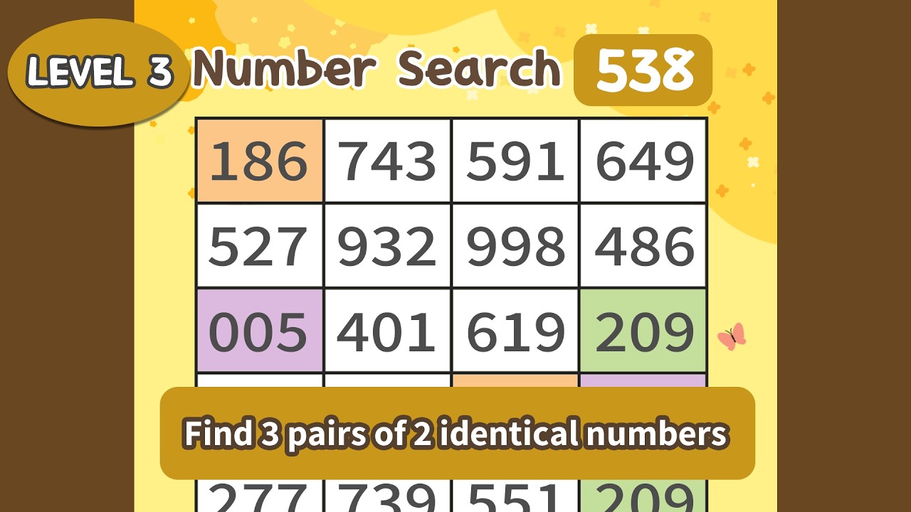Daily Memory Game for Brain Power  3-538