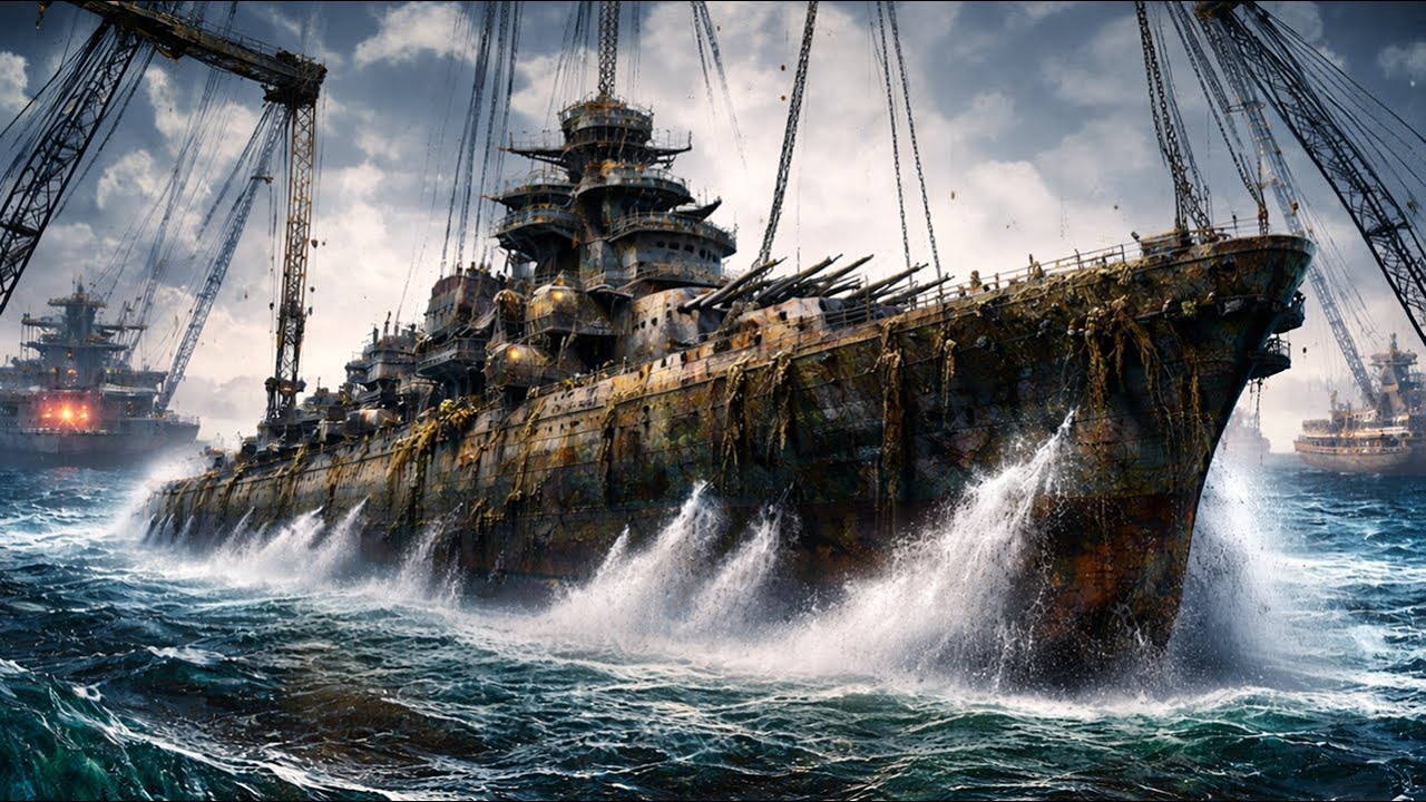 Legendary Salvage: Restoring the Battleship Bismarck After 80 Years on the Ocean Floor