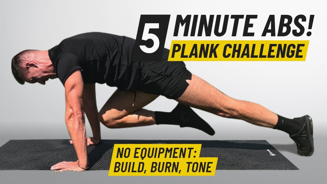5 MINUTE ABS - PLANK Challenge!